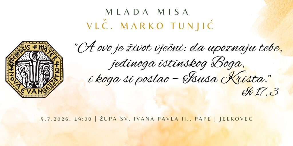 PROSLAVA MLADE MISE - POZIVNICA