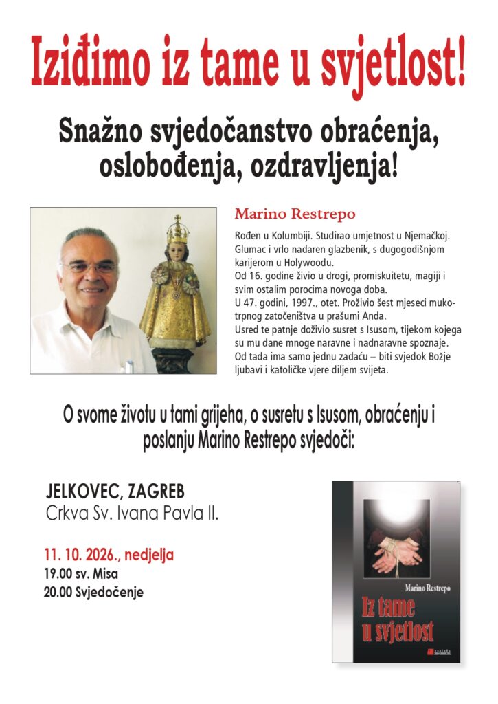 NAJAVA GOSTOVANJA MARINA RESTREPA- SVJEDOČANSTVO
